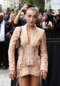 Emma Chamberlain attends the Jean Paul Gaultier Haute Couture Fall-Winter  2023-24 show in Paris