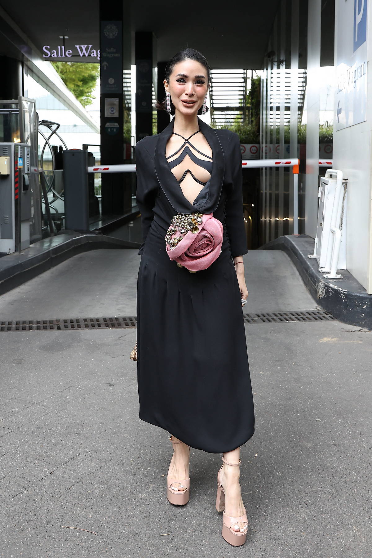Heart Evangelista attends the Elie Saab Haute Couture Fall-Winter 2023-24  show during Paris Fashion