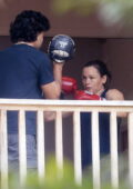 Jennifer Garner spotted during a boxing workout in Los Angeles