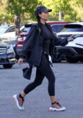 Kim Kardashian keeps it casual as she heads out of her daughter North's basketball game in Thousand Oaks, California