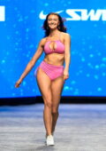 Rachel Pizzolato walks the runway during the Nike Swim 2023 Miami Swim Week fashion show in Miami Beach, Florida