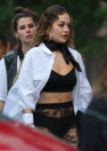 Rita Ora spotted in see-through lacy leggings while filming a new project  in Notting Hill, London, UK-290723_15
