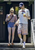 Emma Roberts and boyfriend Cody John enjoy a laid-back shopping day together in Los Feliz, California