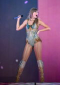 Taylor Swift performs live during night 3 of 'The Eras Tour' at The SoFi Stadium in Inglewood, California