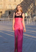 Amanda Seyfried attends the Lancome X Louvre photocall during Paris Fashion Week in Paris, France