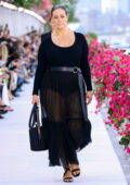 Ashley Graham walks the runway for the Michael Kors Spring 2024 Ready To Wear Show during NYFW in New York City