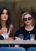 Kate Harrison and Chloe Grace Moretz are seen at the 2023 US Open