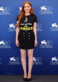 Jessica Chastain attends the 'Memory' photocall during the 80th Venice Film Festival in Venice, Italy