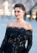 Penelope Cruz Towers in Strappy Platforms at Lancome x Louvre Event –  Footwear News