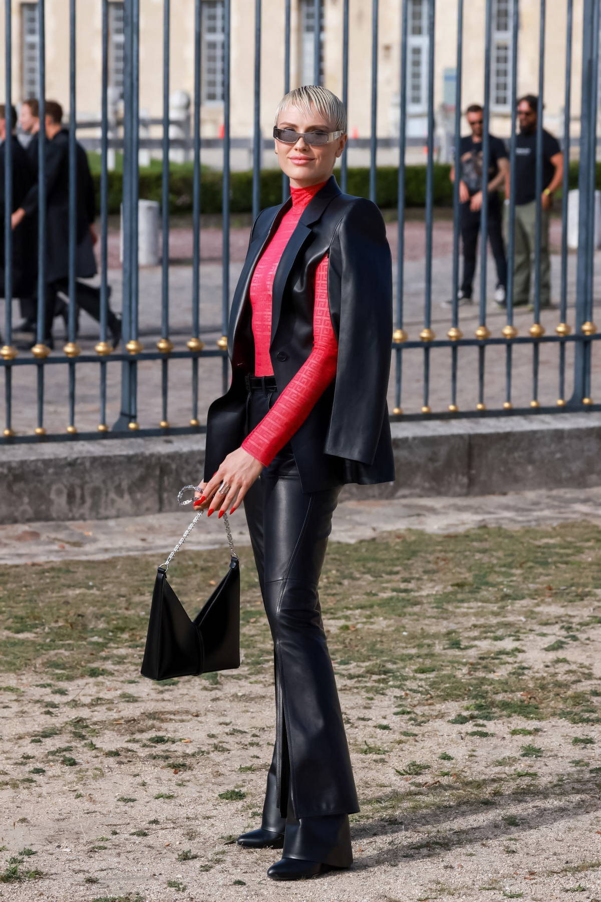 Wallis Day attends the Givenchy Womenswear SS24 show during Paris Fashion Week in Paris France 280923 6