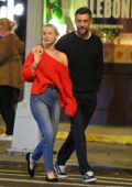 Jennifer Lawrence looks radiant in a red sweater while enjoying night out with hubby Cooke Maroney in New York City