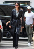 Kendall Jenner Trades Crop Tops for Maxi Coats in Paris