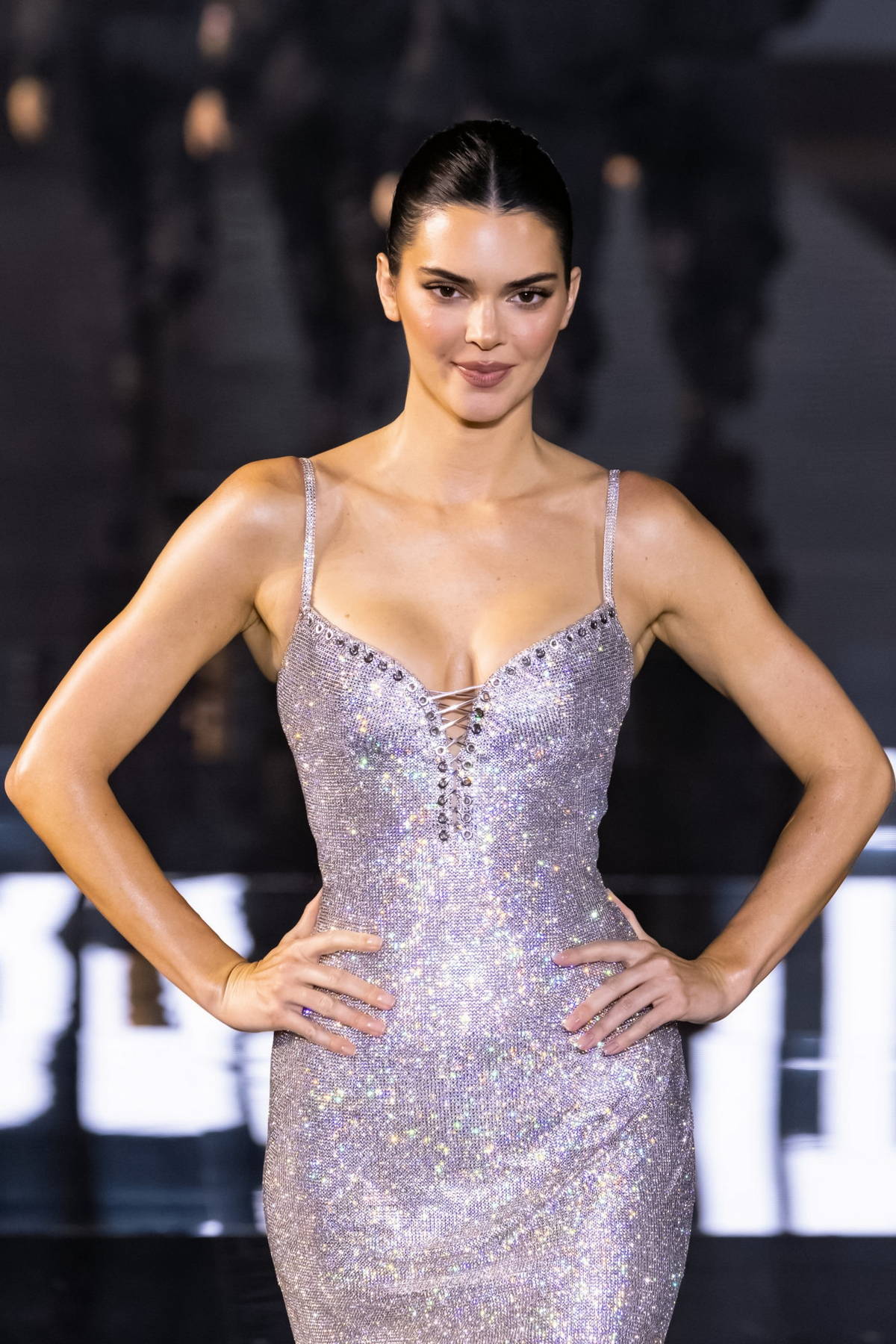 Kendall Jenner walks the runway during the Christian Dior show as