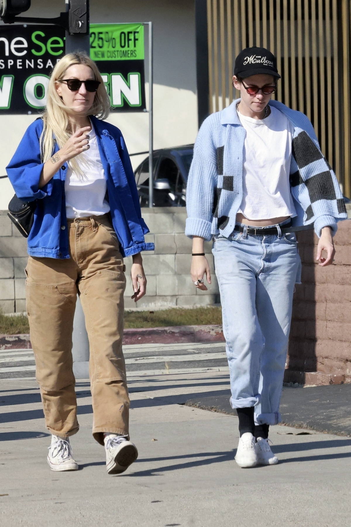 Kristen Stewart is all smiles as she steps out for lunch with a friend in  Los