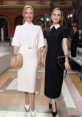 Maude Apatow and Leslie Mann attend the Valentino Womenswear SS24 show during Paris Fashion Week in Paris, France