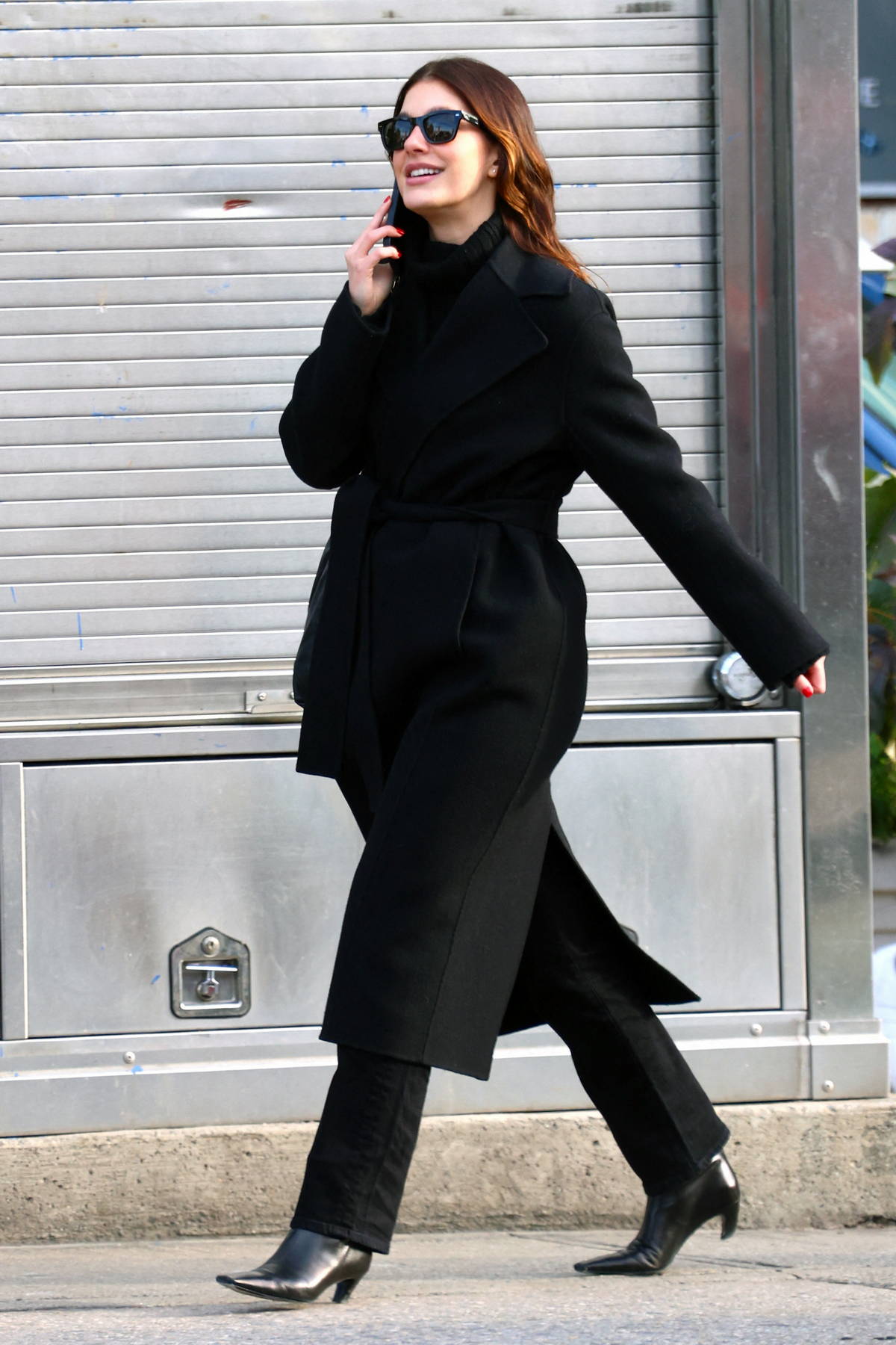 Camila Morrone looks stylish in all-black ensemble while spotted