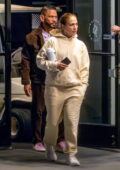 Jennifer Lopez spotted leaving a rehearsal studio with her manager Benny Medina in Los Angeles