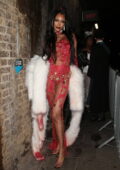 Jourdan Dunn attends Maya Jama's annual Halloween Party at OMEARA London in London, UK