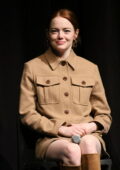 Emma Stone attends Q&A following a BAFTA screening of 'Poor Things' at the SAG-AFTRA Foundation New York City