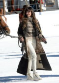 Nina Dobrev and Shaun White attend the Snow Polo World Championship in Aspen, Colorado