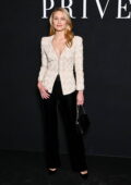 Dianna Agron attends the Giorgio Armani Privé Haute Couture SS 2024 show during Paris Fashion Week in Paris, France