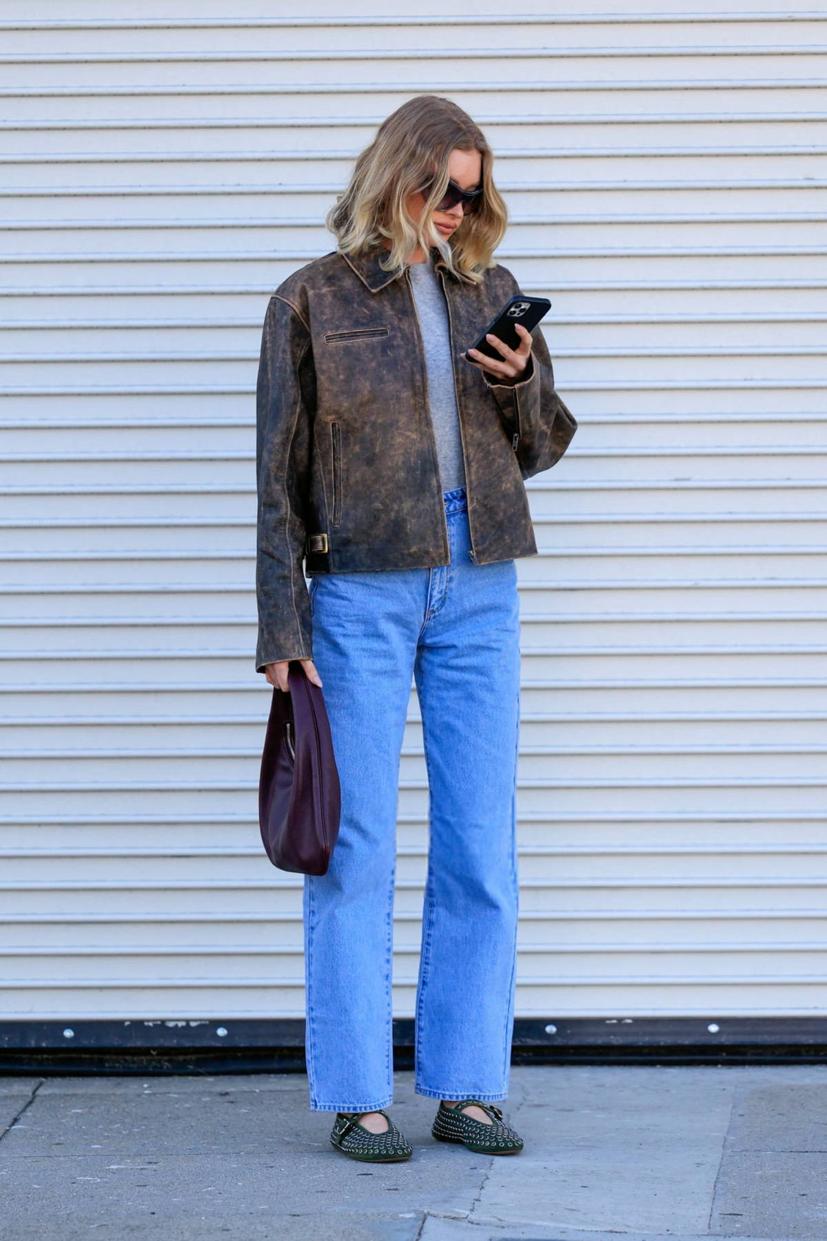 Elsa Hosk's Balenciaga Jacket and Patent Leather Pants Look for Less - The  Budget Babe