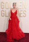 Florence Pugh attends the 81st Golden Globe Awards at The Beverly Hilton in Beverly Hills, California