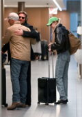 Gigi Hadid and Bradley Cooper are spotted jetting off together on rare outing at an airport in New York City