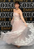 Samantha Hanratty attends the 75th Primetime Emmy Awards at the Peacock Theater in Los Angeles