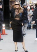 Sofia Vergara poses outside Good Morning America studios in New York City