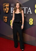 Freya Allan attends the 77th EE British Academy Film Awards at the Royal Festival Hall in London, England, UK
