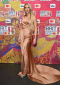Ellie Goulding attends the BRIT Awards 2024 at the O2 Arena in London, England