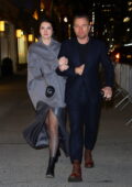 Mary Elizabeth Winstead and Ewan McGregor enjoy a stroll after dinner at the Polo Bar in New York City