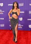 Becky G attends the 2024 Latin American Music Awards at MGM Grand Garden Arena in Las Vegas, Nevada