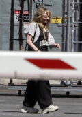 Sabrina Carpenter seen heading to a studio in Los Angeles