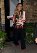 Tate McRae seen leaving the Chiltern Firehouse in London, England