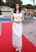 Alexandra Daddario attends the 2024 Filming Italy red carpet event in Santa Margherita di Pula, Italy