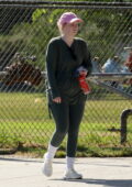 Meghan Trainor and husband Daryl Sabara enjoy a playdate with their son at the park in Los Angeles