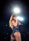Taylor Swift performs live during 'The Eras Tour' at Principality Stadium in Cardiff, Wales