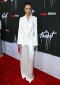 Adriana Lima attends the World Premiere of 'The Thicket' at the AMC The Grove 14 in Los Angeles