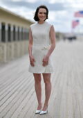 Daisy Ridley attends a photocall during the 50th Deauville American Film Festival in Deauville, France