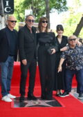 Monica Bellucci and Winona Ryder attend Tim Burton's Hollywood Walk of Fame ceremony in Los Angeles