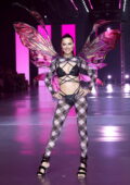 Adriana Lima walks the runway during the Victoria's Secret Fashion Show 2024 in New York City