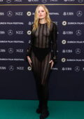 Ellie Bamber attends the Premiere of 'William Tell' during the 20th Zurich Film Festival in Zurich, Switzerland