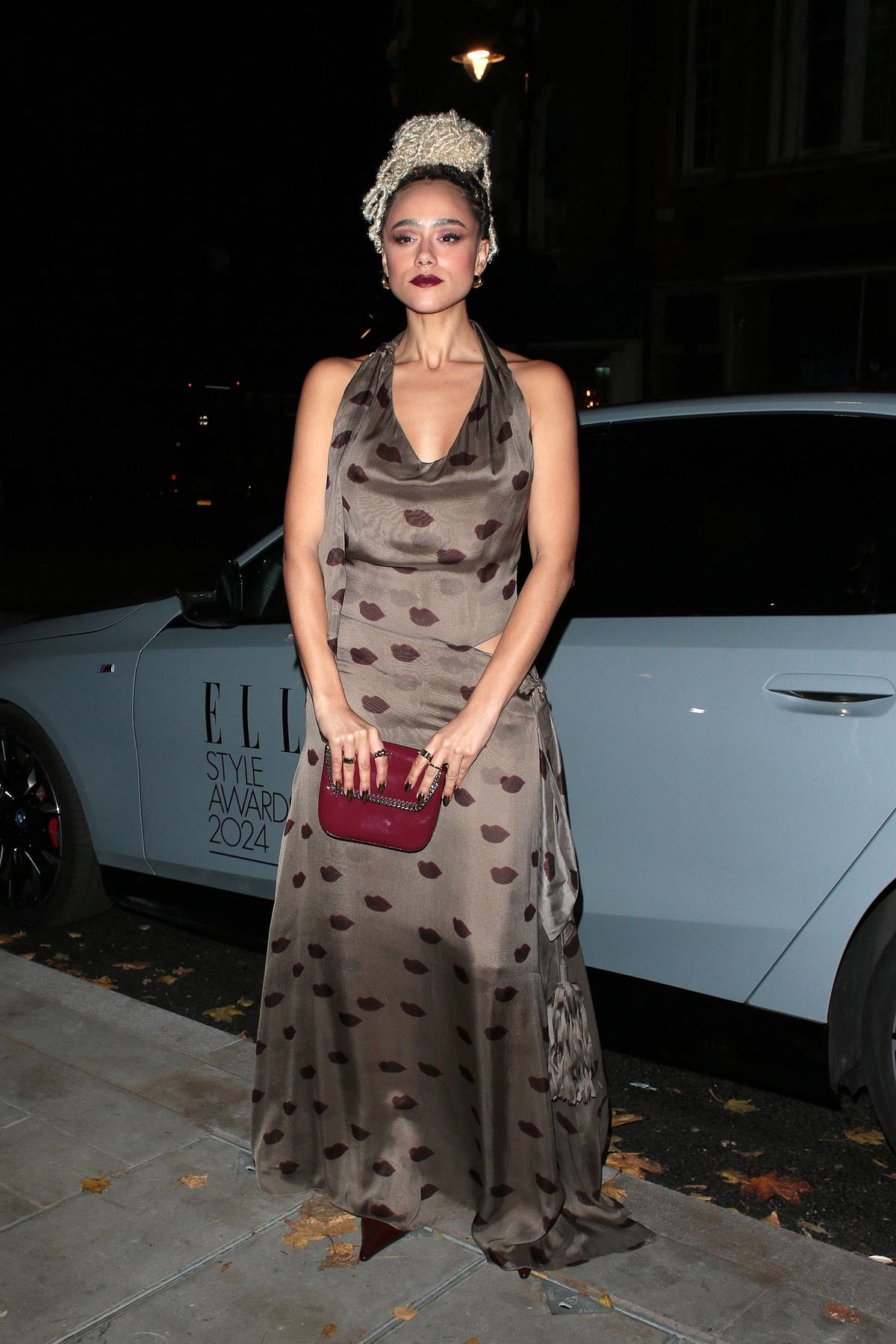 Nathalie Emmanuel attends the ELLE Style Awards at Sessions Arts Club in London, England