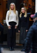 Gwyneth Paltrow and Chloe Fineman spotted filming a Goop commercial featuring Polestar in New York City