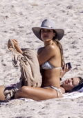 Jessica Alba shows off her bikini body during a beach day with her family in Puerto Vallarta, Mexico