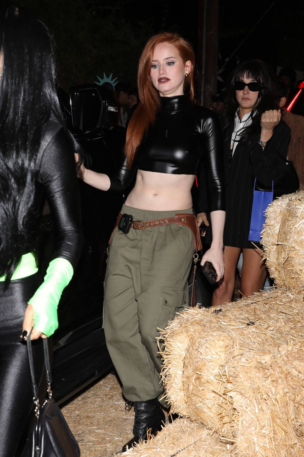 Madelaine Petsch and Camila Mendes attend Vas J Morgan and Michael Braun's Halloween Party in West Hollywood, California