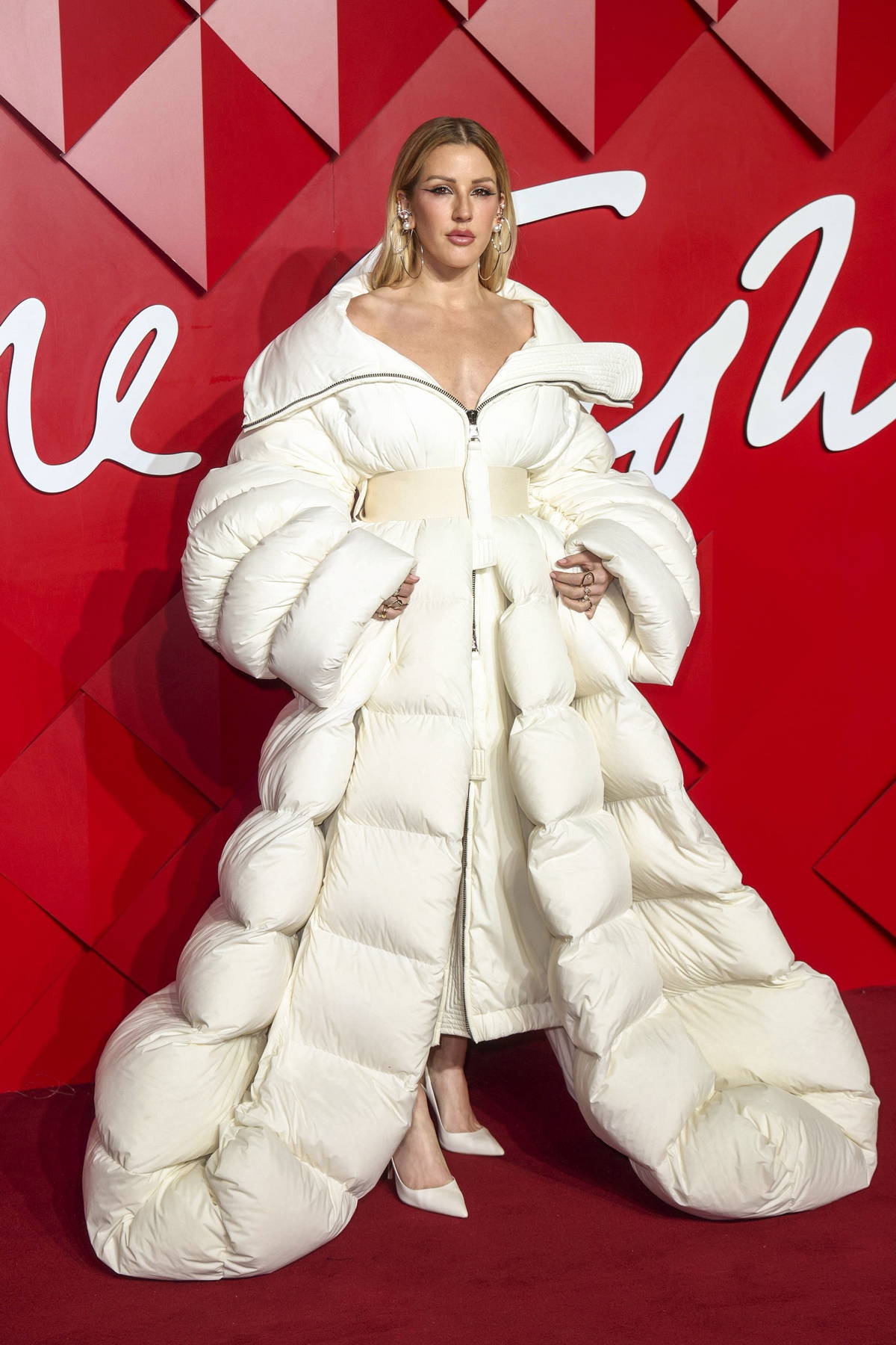 Ellie Goulding attends The Fashion Awards 2024 at the Royal Albert Hall in London, England